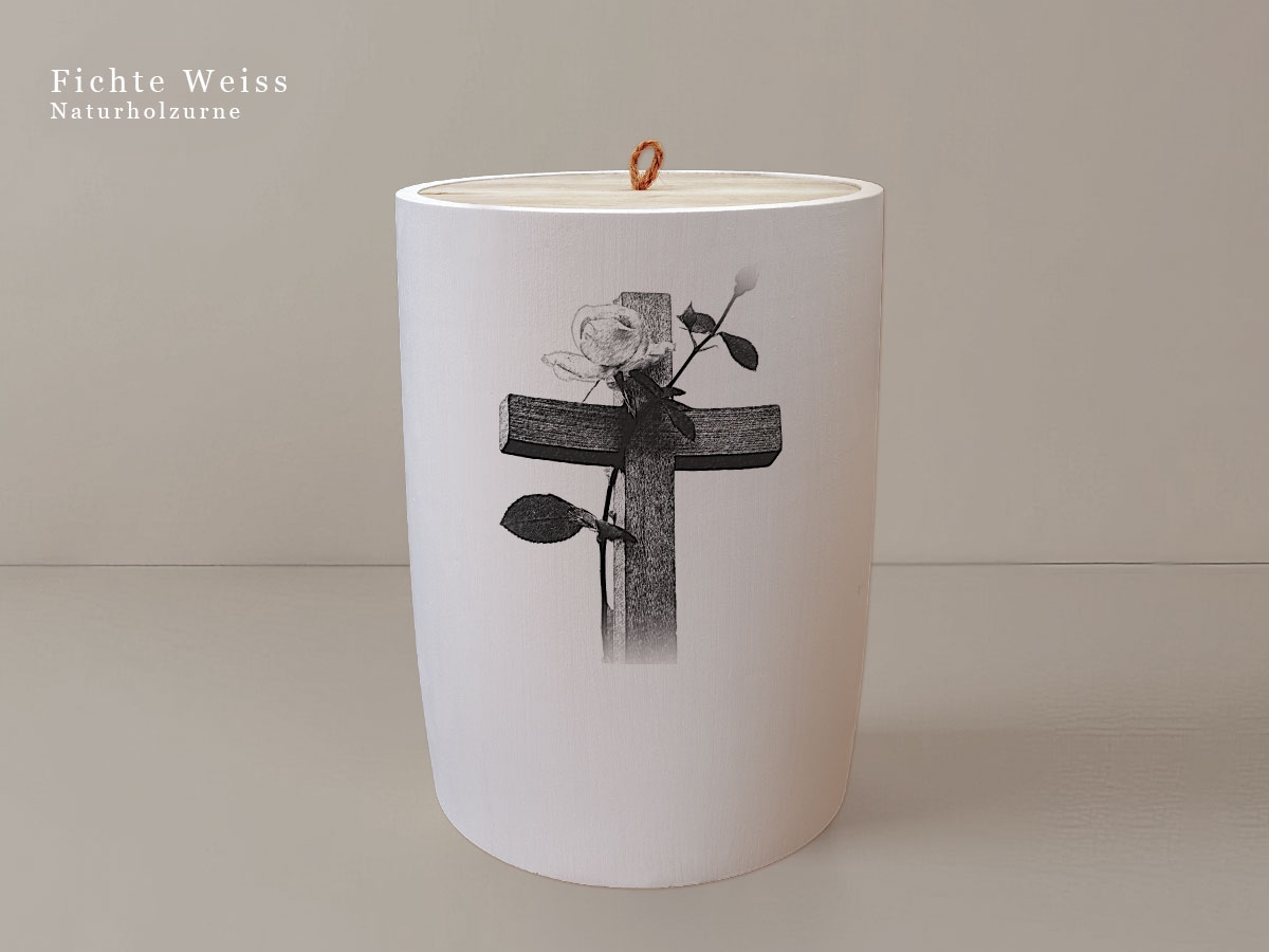 Kreuz mit Rose